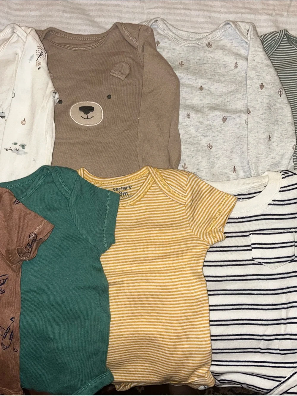 9pc baby boys Carter’s bodysuit 3m